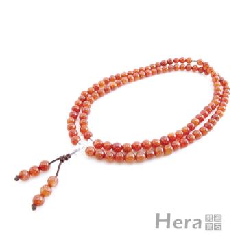 【Hera】 赫拉 頂級珠砂玉髓唸珠套組/108顆