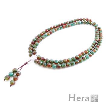 【Hera】 赫拉 特選三彩玉髓唸珠/108顆