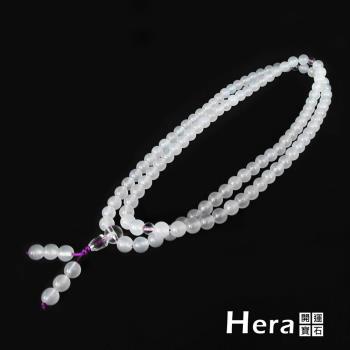 【Hera】 赫拉 頂級冰種清透白玉髓(唸珠/108顆)