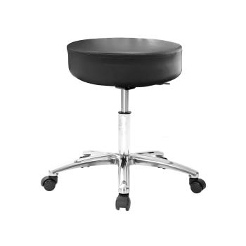 GXG 圓凳款 工作椅 (寬鋁腳+防刮輪) TW-T01 LU1X