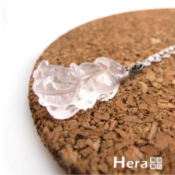 【Hera】 赫拉 頂級冰種水沬玉貔貅項鍊