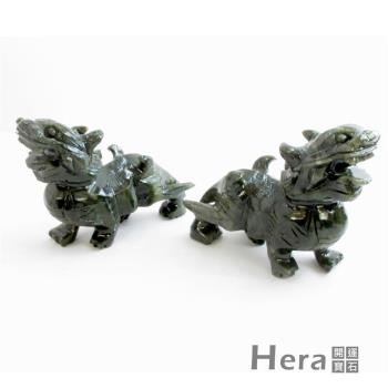 【Hera】嚴選招財納褔青玉貔貅(送錦盒)