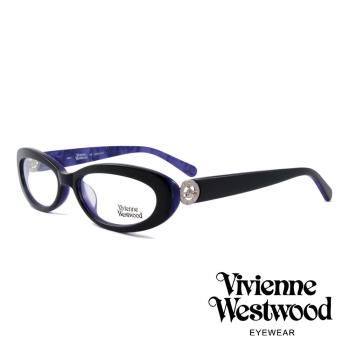 Vivienne Westwood 英國薇薇安魏斯伍德★英倫龐克風光學眼鏡 黑紫 VW153E04