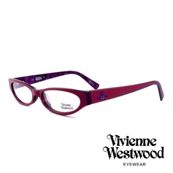 Vivienne Westwood 英國薇薇安魏斯伍德★復古時尚造型光學眼鏡 紅紫 VW152E03