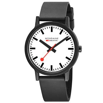 MONDAINE 瑞士國鐵essence系列腕錶-41mm/白 41110RB