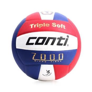 conti 5號球 日本超細纖維結構專利排球-排球協會指定用球 DVV1認證 藍紅白