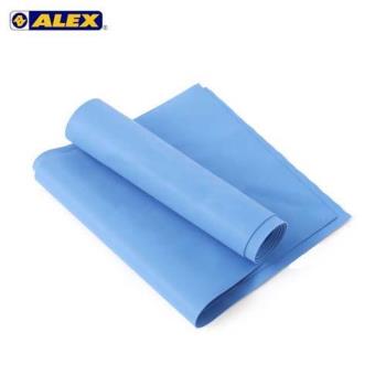 ALEX 伸展彈力帶厚度0.65MM-瑜珈繩 健身阻力帶 彈力繩 拉力帶 訓練帶 藍