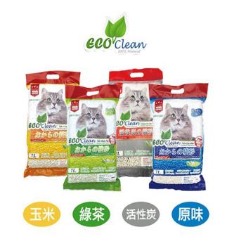 Eco Clean 艾可 天然環保 豆腐貓砂 7L 共4款 X 1包