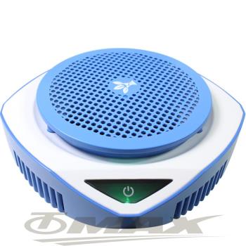 OMAX語音紫外線濾網渦輪空氣清淨機-藍