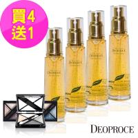 【韓國Deoproce】靚膚彈力保濕精華液50mlx4入(贈3W CLINIC繽紛眼影盒5.5gX1入)