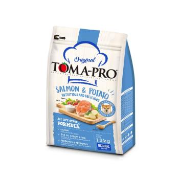 TOMA-PRO優格 成幼犬敏感膚質鮭魚馬鈴薯-1.5kg X 1包