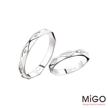 MiGO 青春白鋼成對戒指