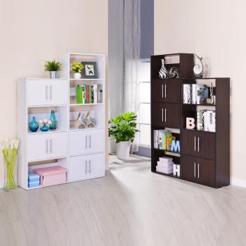 【傢俱屋】DIY-北歐二代四層+五層雙門書櫃/隔間櫃