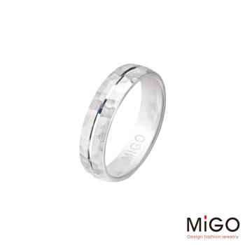 MiGO 愛的點滴純銀男戒指