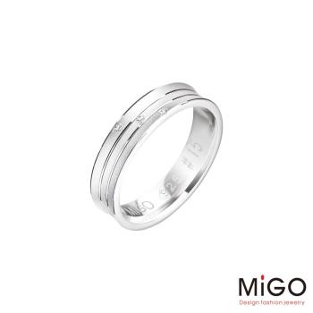 MiGO 愛的圍繞純銀男戒指