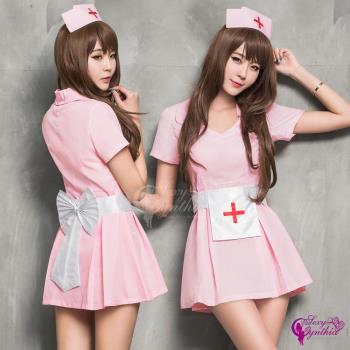 Sexy Cynthia 角色扮演 甜美粉紅護士角色扮演服三件組