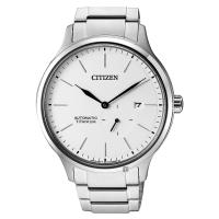 CITIZEN 星辰 爵士鈦金屬機械錶-白x銀 42mm NJ0090-81A