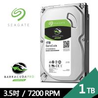 Seagate【BarraCuda】新梭魚 1TB 3.5吋 SATAⅢ硬碟(ST1000DM010)