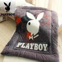 【伊柔寢飾】獨家專利授權.PLAYBOY 高品質法蘭絨暖暖被-塗鴉風