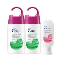 【VIGILL婦潔】私密清新水嫩三件組(日常潔淨150ml x兩瓶 +滋潤嫩白45ml)