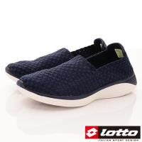 Lotto樂得-編織休閒運動款-MX6036藏青(男款)