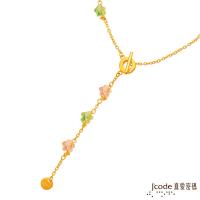 Jcode真愛密碼 花宴黃金/水晶項鍊