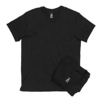 CK 男黑色V領短袖內衣 3件組(預購)