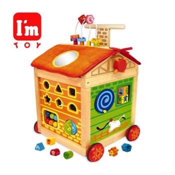 【I’m toy 泰國木製】 移動的學習屋