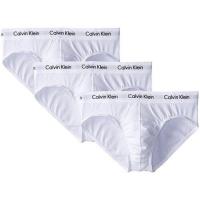 CK 男彈力棉白色三角內褲 3件組(預購)