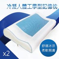 Victoria-冷凝人體工學型記憶枕(二入)
