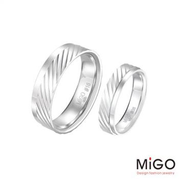 MiGO 閃亮純銀成對戒指