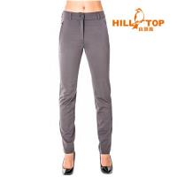【hilltop山頂鳥】女款吸濕排汗抗UV長褲S07FG6-深灰