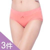 【Ks凱恩絲】專利有氧蠶絲透氣柔綿小清新內褲 -3件組 (顏色隨機)