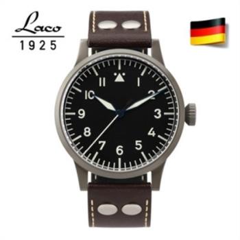 【Laco朗坤】861752 德國進口 自動機械機芯ETA-2824-2飛行員手錶原型 - 薩爾布呂肯男士錶 /45mm 