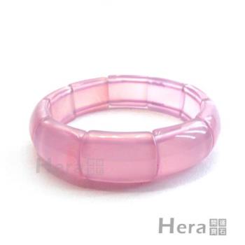 【Hera】頂級甜美粉晶版環(大)