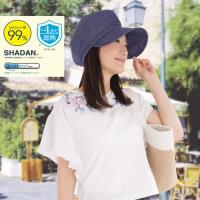 日本sunfamily 降溫涼感抗UV帥氣小顏防曬帽(藍色)
