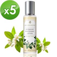 BLOSSOM 橙花杏仁酸煥膚淨白保濕彈力化妝水(100ML/瓶)X5件組