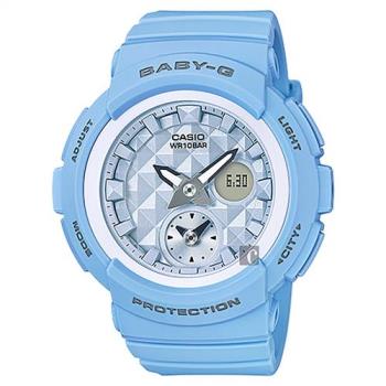 CASIO 卡西歐 Baby-G 愛旅行雙顯錶-藍 BGA-190BE-2ADR / BGA-190BE-2A