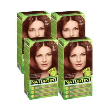 NATURTINT赫本染髮劑 6.7淺巧克力棕色(4盒組)