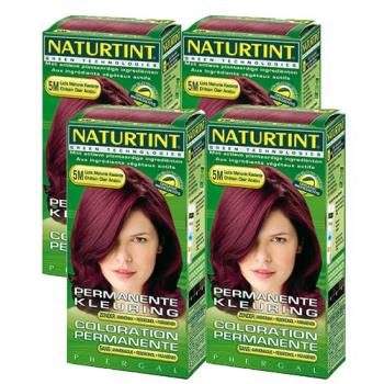 NATURTINT赫本染髮劑 5M淺赤褐棕色(4盒組)