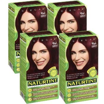 NATURTINT赫本染髮劑 4M深棕紅色(4盒組)