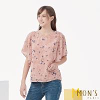 MONS 高質感絲柔花卉上衣