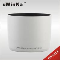 uWinka副廠CANON ET-73B遮光罩,白色EF佳能70-300mm f/4-5.6L IS胖白
