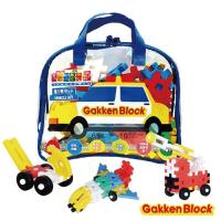 【日本學研GAKKEN】日本學研益智積木-趣味交通工具組合(1歲-)