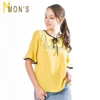 MONS飄漾舒爽手工精繡造型上衣