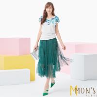 MONS皇室典藏亞麻精繡上衣