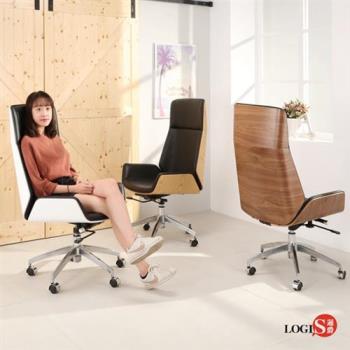 【LOGIS邏爵】現代時尚主義主管椅 辦公椅 DIY-BA80