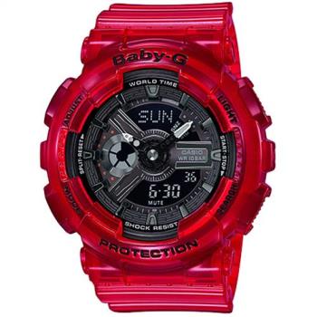 CASIO卡西歐 BABY-G CORAL REEF COLOR 海洋主題腕錶    BA-110CR-4A 紅