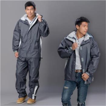東伸 DongShen 都會騎士輕量型二件式雨衣-鐵灰色