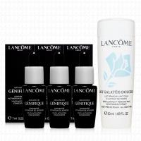 LANCOME蘭蔻 超進化肌因賦活露7mlx3+清柔卸妝乳50ml
